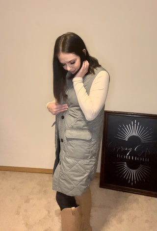 Long Vest-Vest-Spring Street Boutique-Spring Street Boutique, women's online fashion boutique in Palmer, Alaska