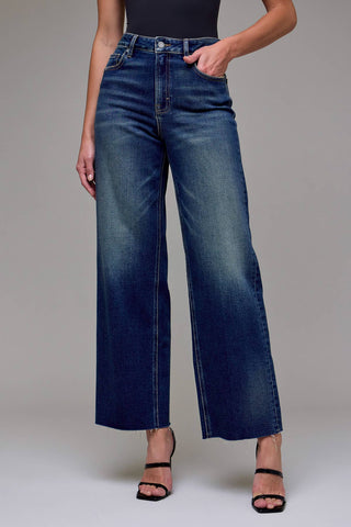Dark Vintage Clean Stretch Dad Jeans-Jeans-Hidden Jeans-Spring Street Boutique, women's online fashion boutique in Palmer, Alaska
