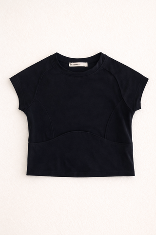 The Tailored Tee-Short Sleeve-Zenana-Spring Street Boutique, women's online fashion boutique in Palmer, Alaska