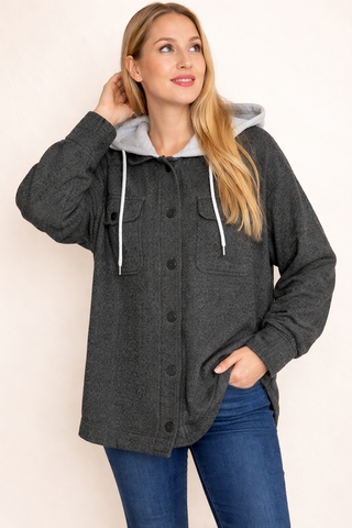 The Hooded Shacket-Shacket-Zenana-Spring Street Boutique, women's online fashion boutique in Palmer, Alaska