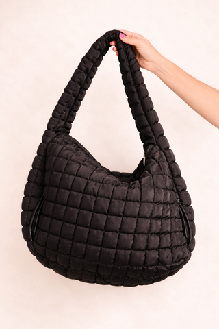 The Puff Shoulder Tote-Bag-Katydid-Spring Street Boutique, women's online fashion boutique in Palmer, Alaska