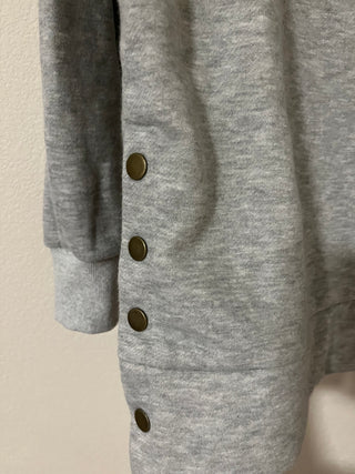 Hoodie with Snap Sides-Sweaters-Spring Street Boutique-Spring Street Boutique, women's online fashion boutique in Palmer, Alaska