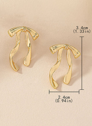 Bow Stud Earrings LT-Earrings-Thomas & Co Wholesale-Spring Street Boutique, women's online fashion boutique in Palmer, Alaska