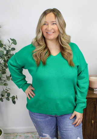 Green Plus Size Sweater November.