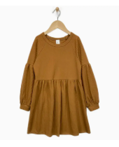 Brown Little Girls Dress-Spring Street Boutique-Spring Street Boutique, women's online fashion boutique in Palmer, Alaska