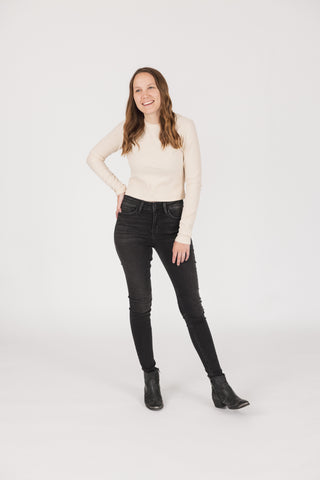 Flying Monkey Black Skinny Jeans-Jeans-Flying Monkey-Spring Street Boutique, women's online fashion boutique in Palmer, Alaska