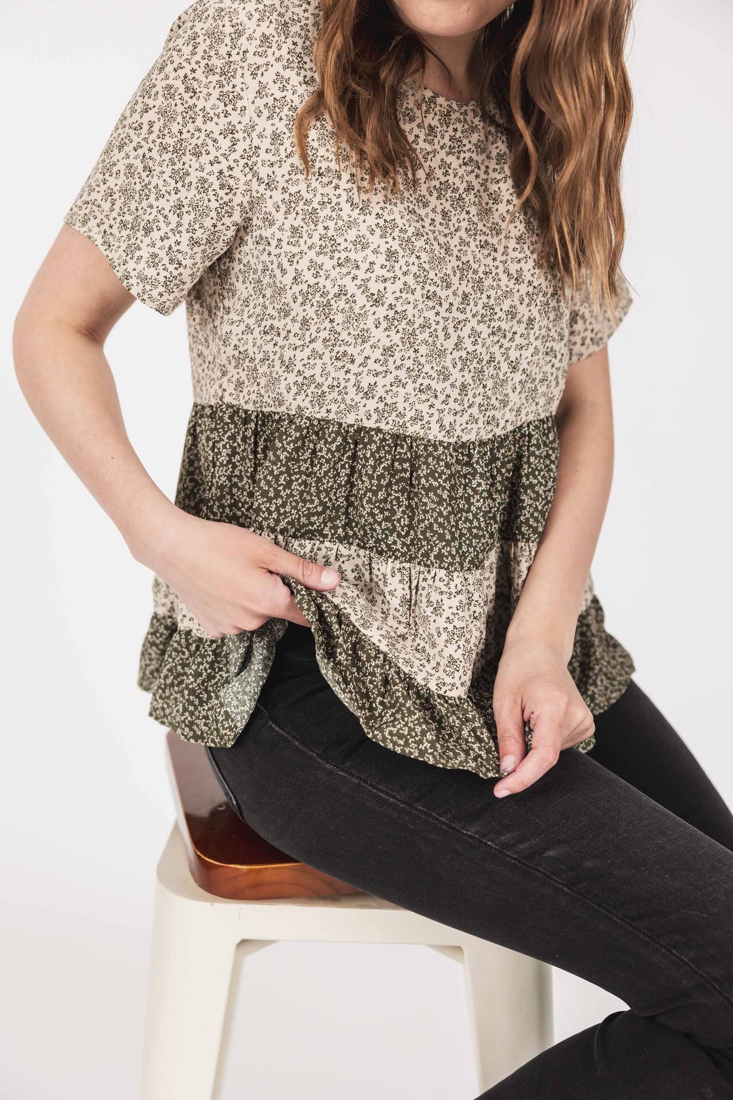 Paisley Blouse-Tops-Spring Street Boutique, women and children's online fashion boutique in Palmer Alaska