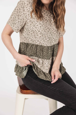 Paisley Blouse-Short Sleeves-Spring Street Boutique-Spring Street Boutique, women's online fashion boutique in Palmer, Alaska