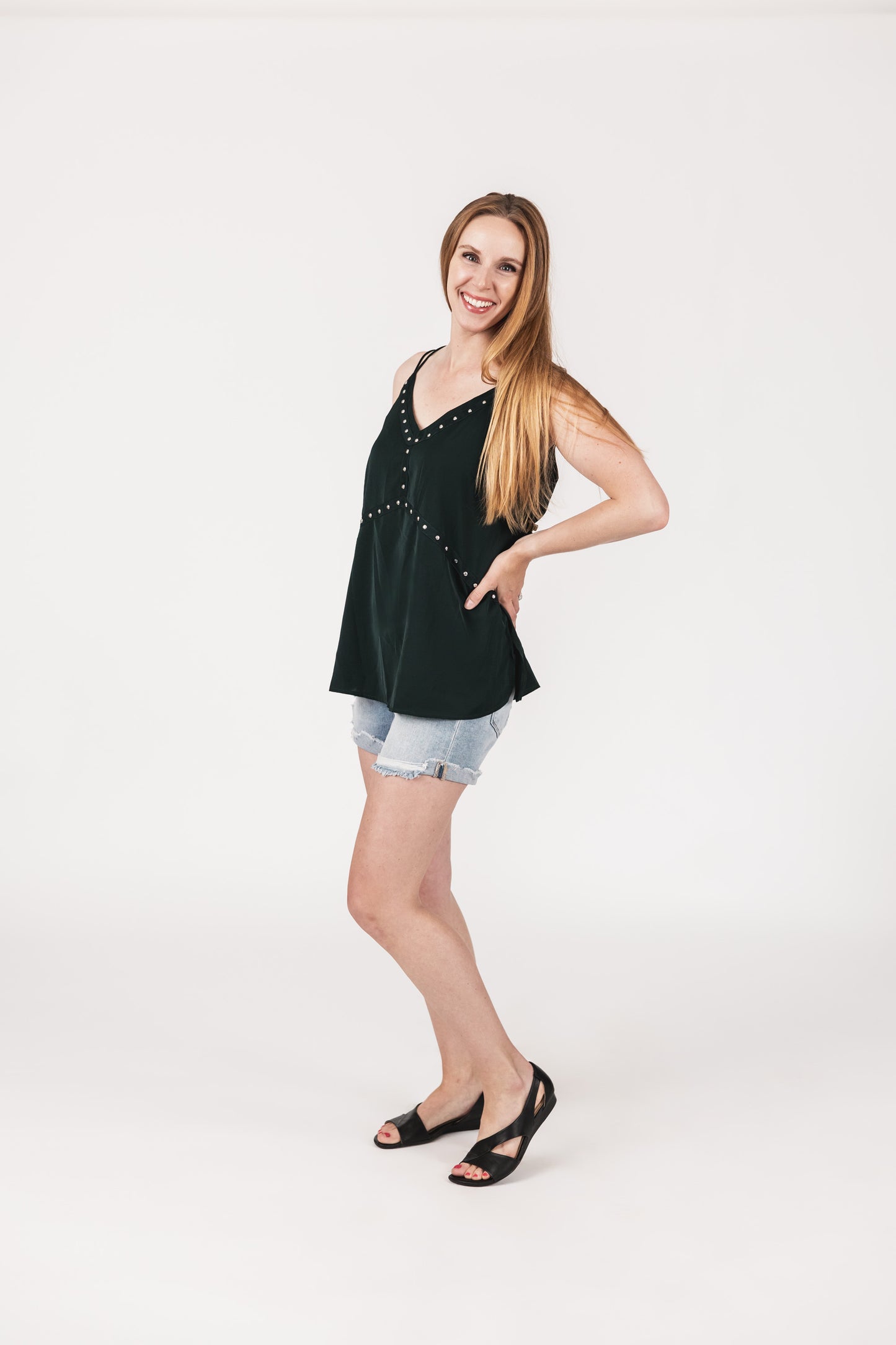 Bling Tank-Tops-Spring Street Boutique, women and children's online fashion boutique in Palmer Alaska