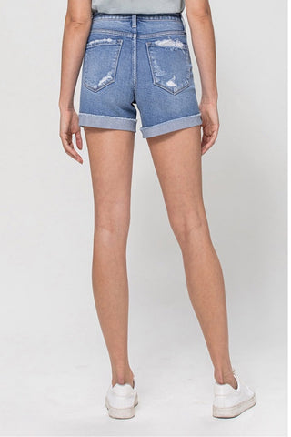 HIGH RISE SHORTS-Shorts-Vervet-Spring Street Boutique, women's online fashion boutique in Palmer, Alaska