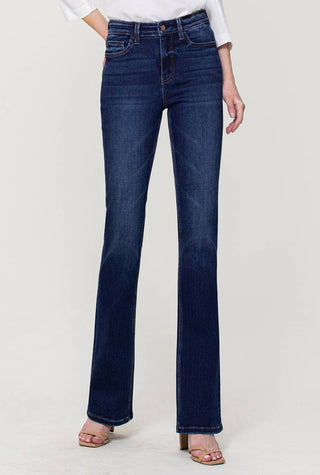 High Rise Mini Flare-Jeans-Vervet-Spring Street Boutique, women's online fashion boutique in Palmer, Alaska