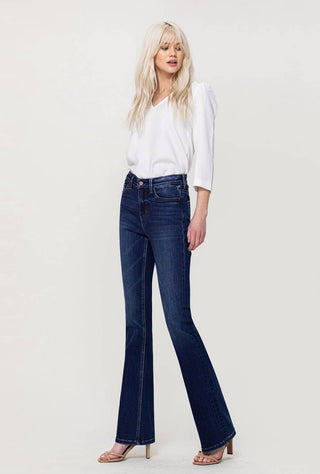 High Rise Mini Flare-Jeans-Vervet-Spring Street Boutique, women's online fashion boutique in Palmer, Alaska